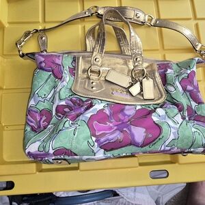 Floral coach bag